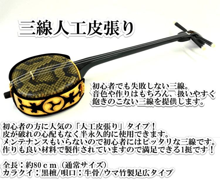沖縄三線 ベーシックオブ三線セット☆人工皮張り 初心者入門 | 三線